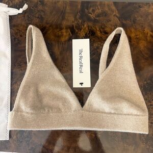 Lisa Yang 100% Cashmere Bralette - One Size